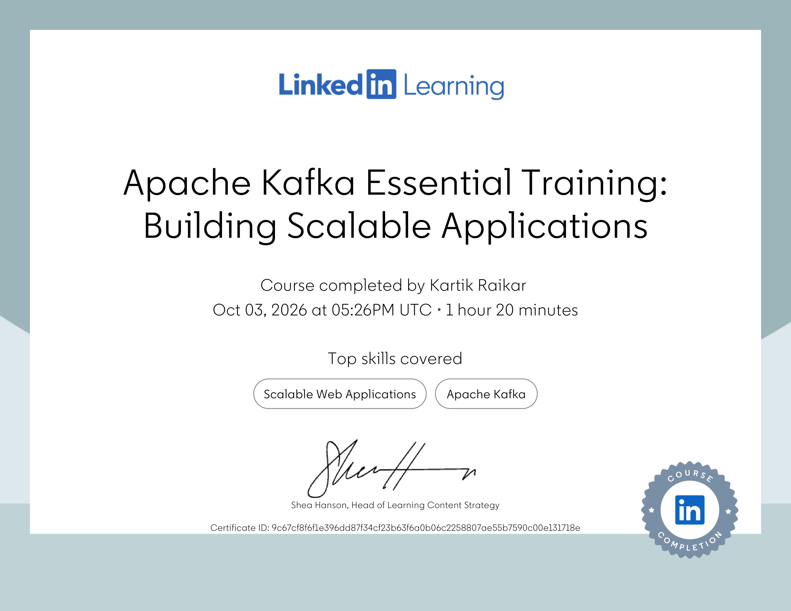 Apache Kafka Essential Training: Building Scalable Applications