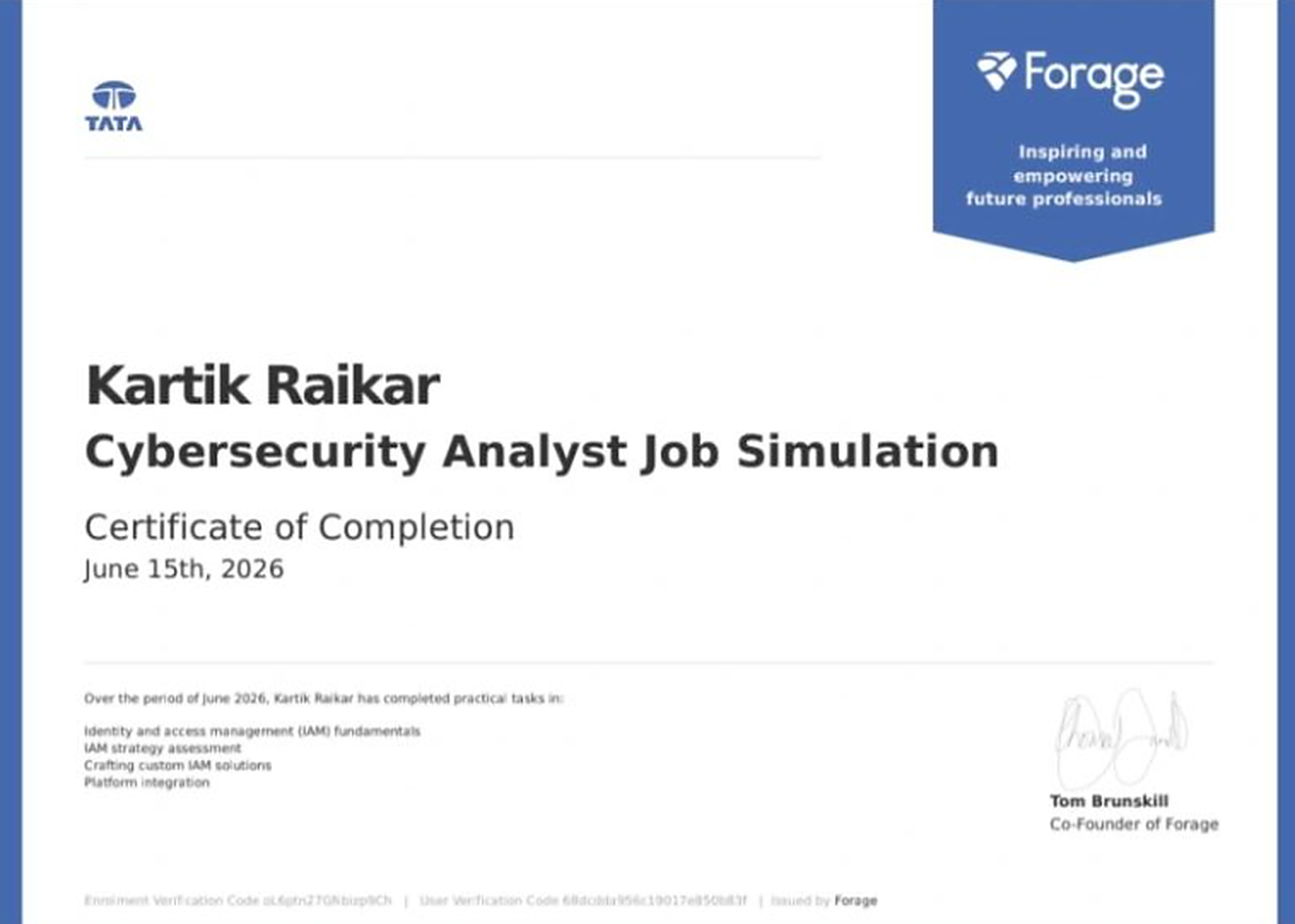Tata - Cybersecurity Analyst Job Simulation
