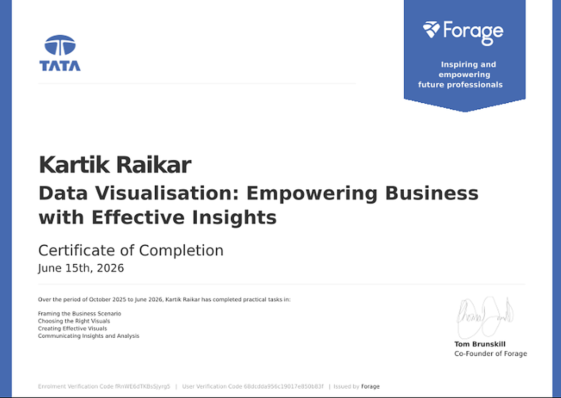 Tata - Data Visualisation: Empowering Business with Effective Insights
